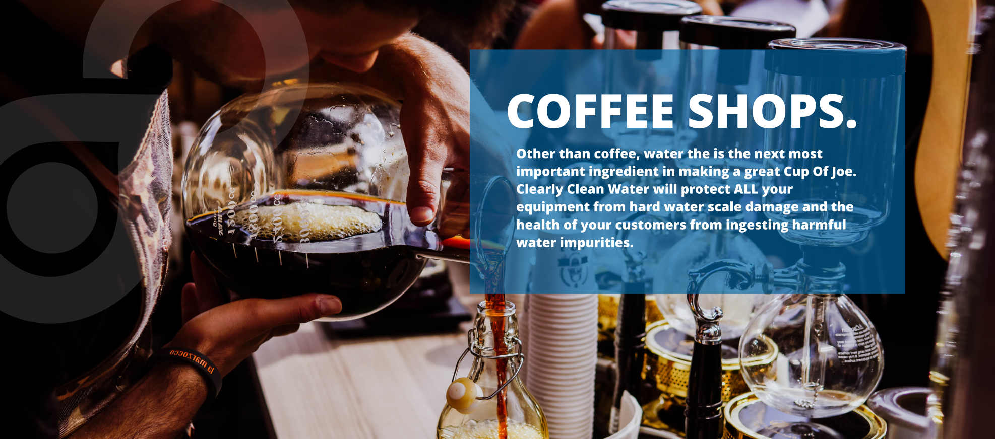 coffee shops pure water purfication