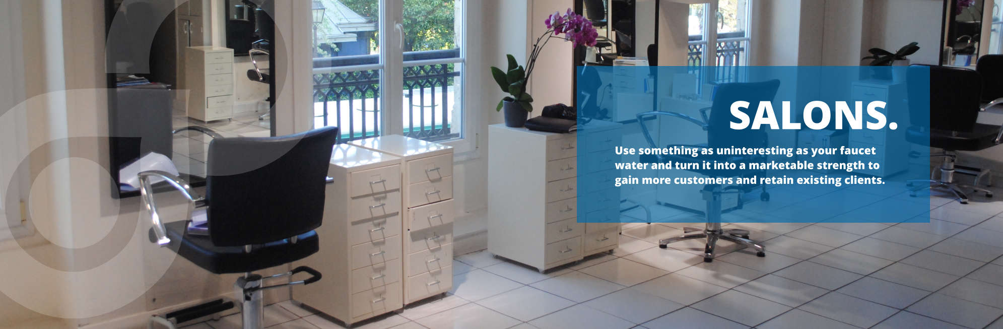 hair salons remove hard water damage