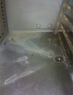 Spokan WA school vulcan remove mineral scale kitchen 3