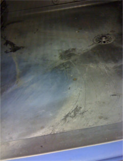 Spokan WA school vulcan remove mineral scale kitchen 4